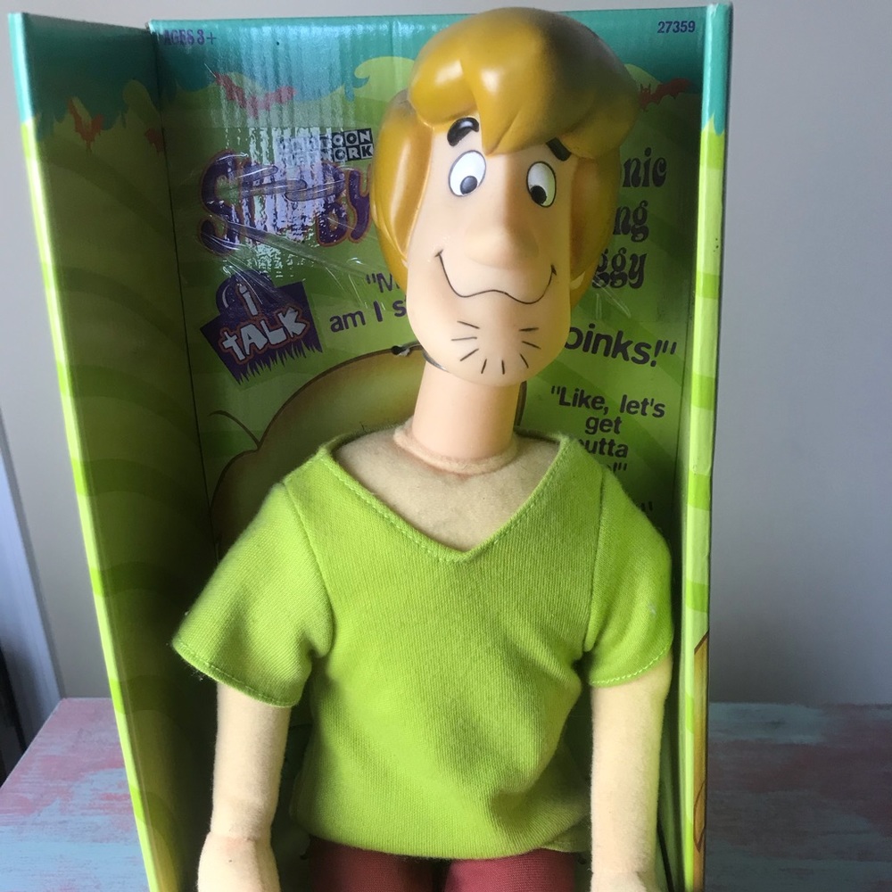 Vintage Electronic Talking Shaggy Stuffed Toy